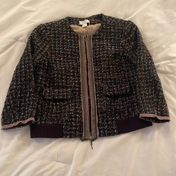 Loft tweed bomber style jacket. - Picture 1 of 6